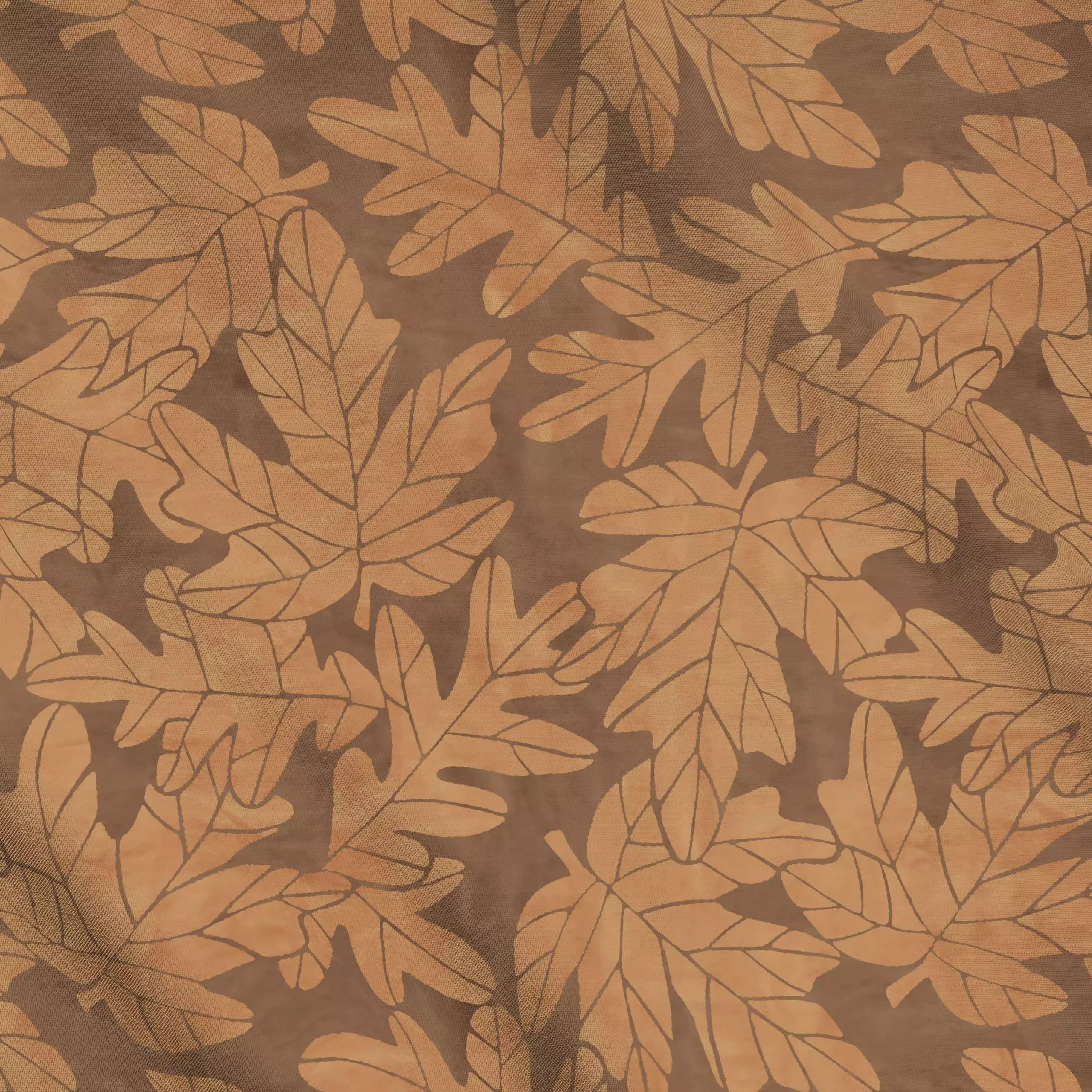 Meterware Eichenblätter - Herbst, Natur & Landschaft, Pflanzen & Botanik - von „Studio Kesse"; Natur, Blatt, Blätter, Pflanz...