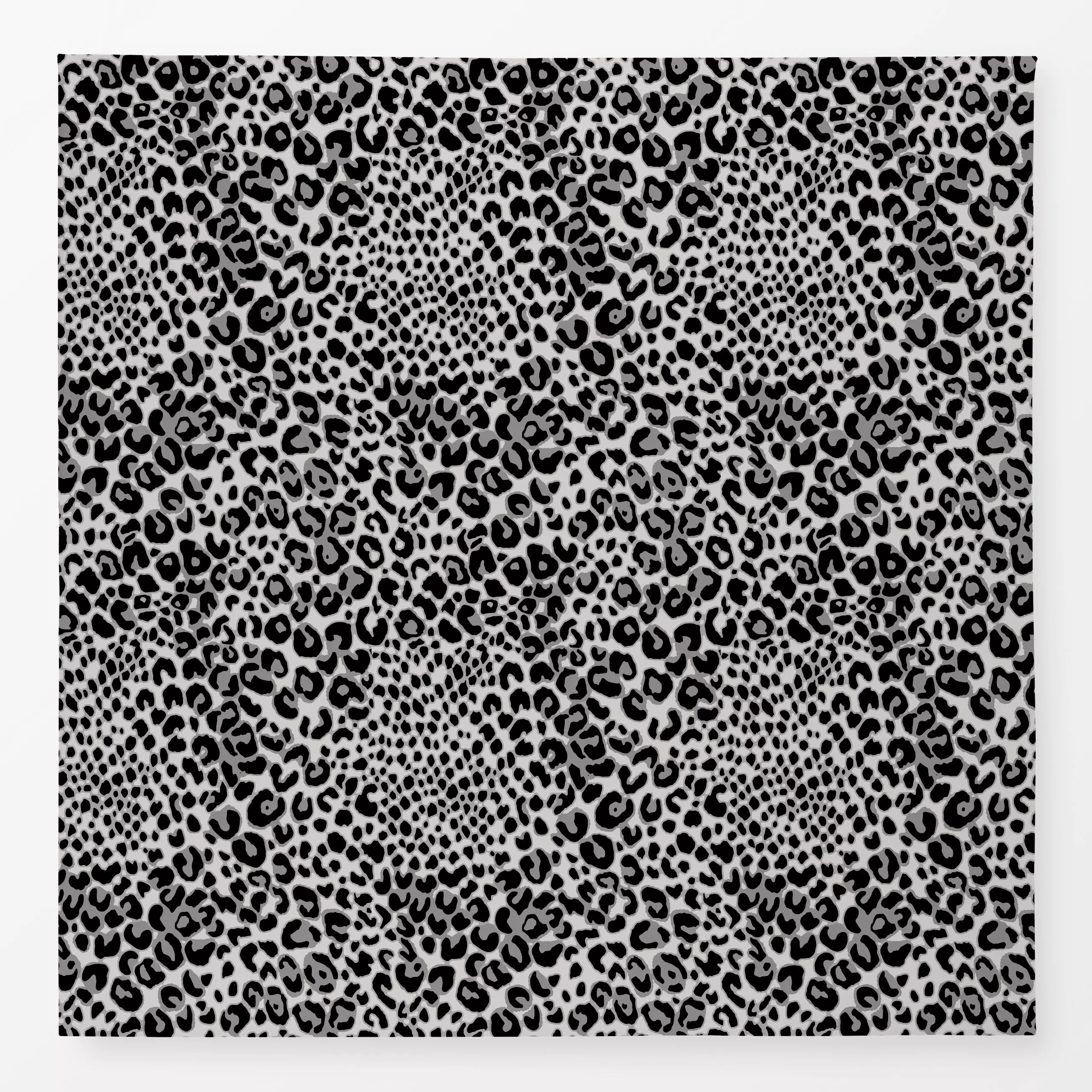 Tischdecke Leopard Schnee - Tiere, Symbole & Muster - von „Studio Kesse"; Tiger, Wildtiere, Leopard, wildlife, wildnis, Gepa...