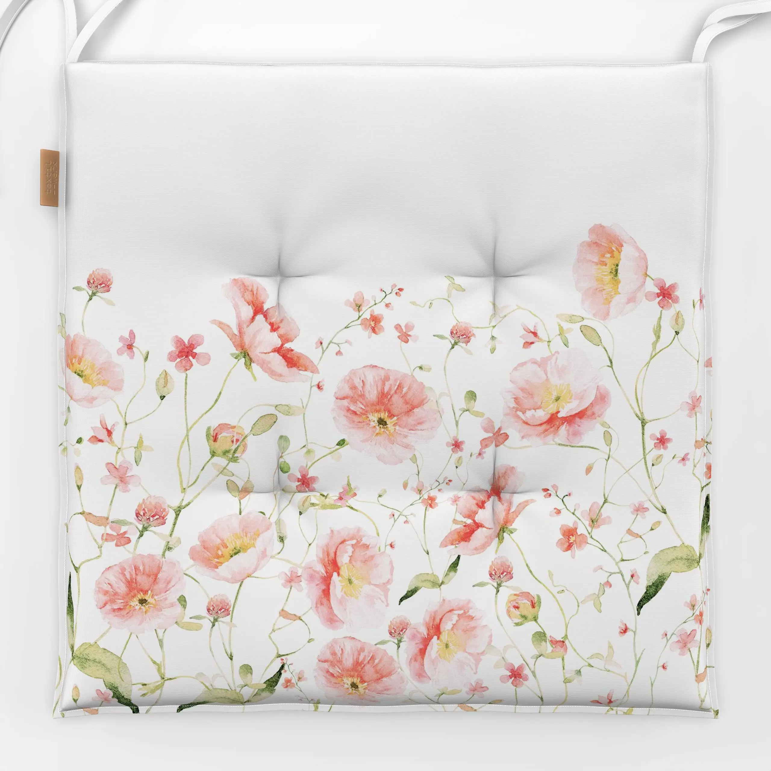 Sitzkissen Sommer Wiese 8 - Blumen & Florales - von „Uta Naumann"; skandinavisch, Blumen, Garten, Wildblumen, Hygge, Botanis...