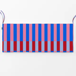 Bankauflage Stripes blue pink