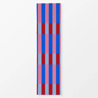 Tischläufer Stripes blue pink