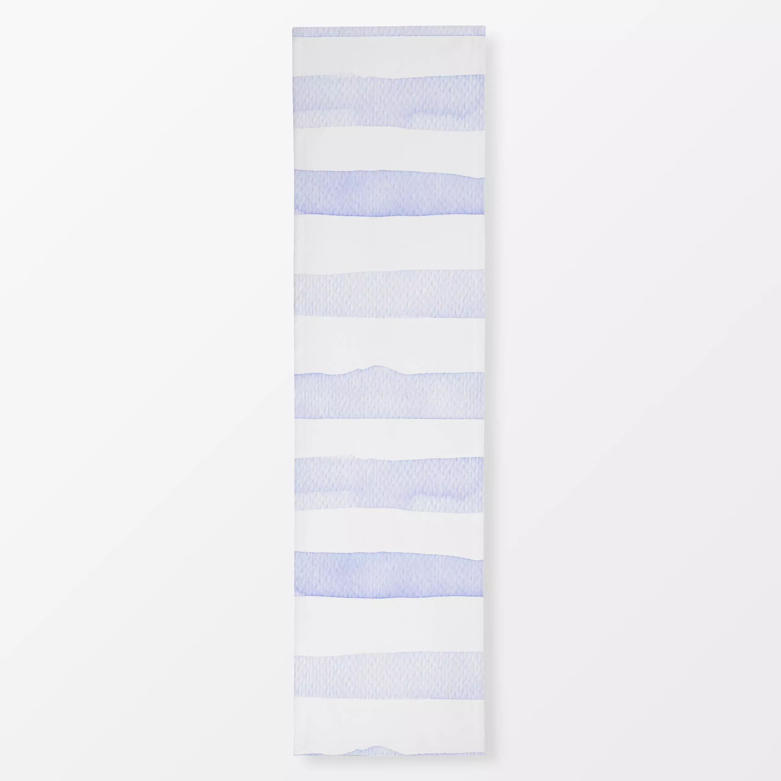 Tischläufer Streifenmuster Very Peri - Symbole & Muster - von „Uta Naumann"; boho, Wasserfarben, Streifen, skandinavisch, Hy...