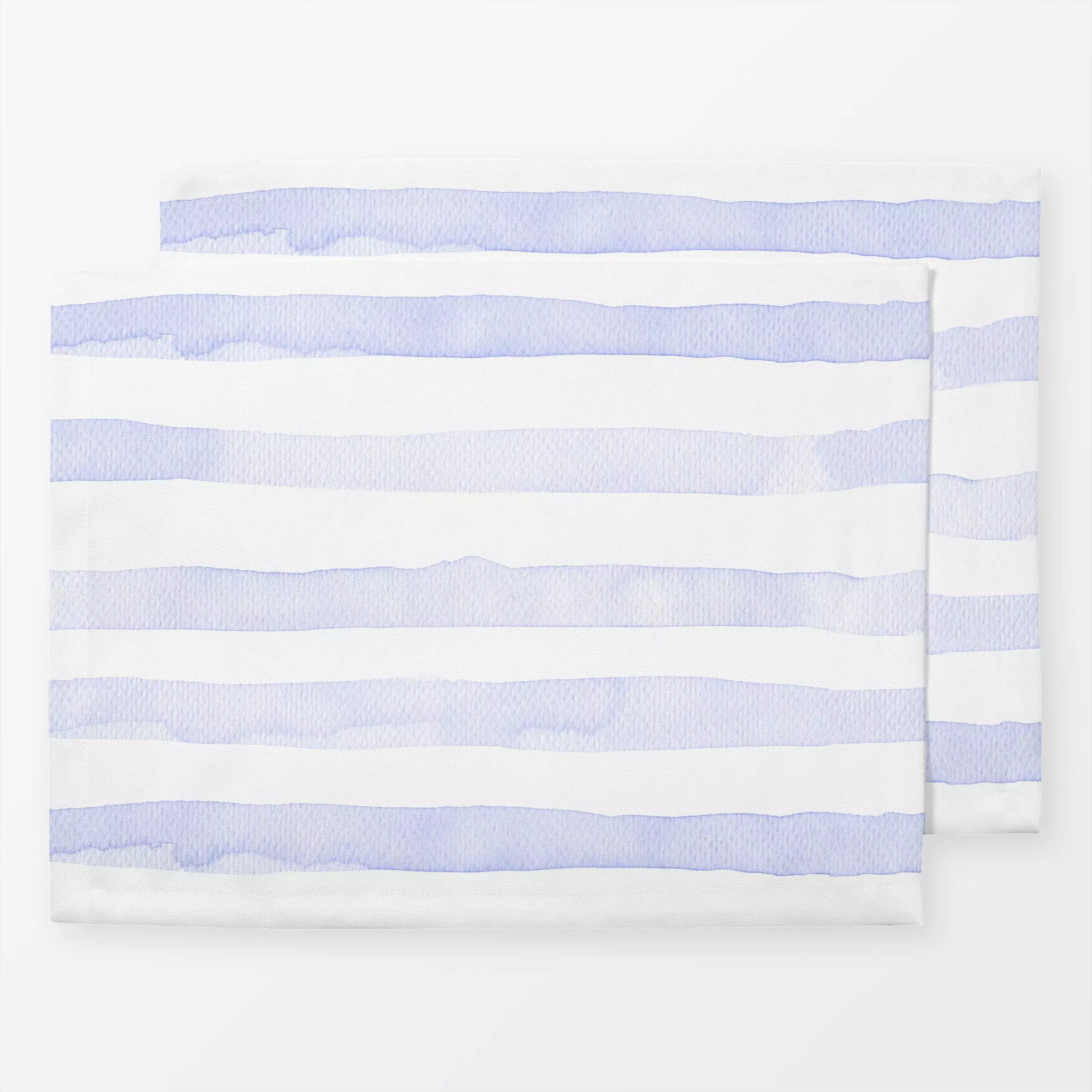 Tischset Streifenmuster Very Peri - Symbole & Muster - von „Uta Naumann"; boho, Wasserfarben, Streifen, skandinavisch, Hygge...