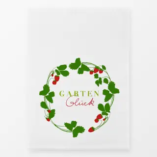 Geschirrtücher Erdbeerkranz Gartenglück