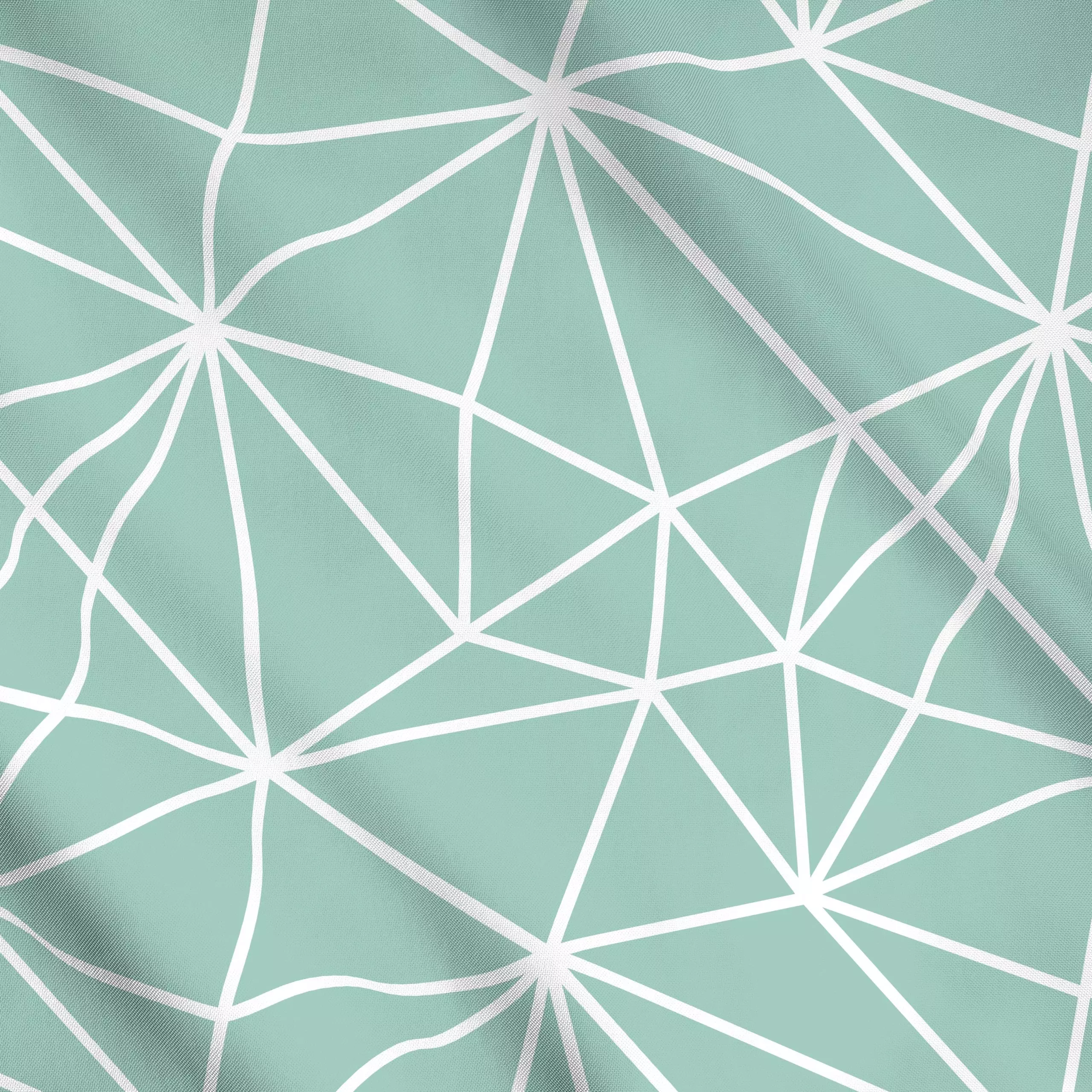 Meterware Grafische Linien Mint-Gelb, gemustert, von Heyduda
