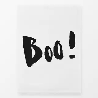 Geschirrtücher Boo! Lettering