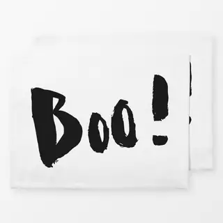 Tischset Boo! Lettering