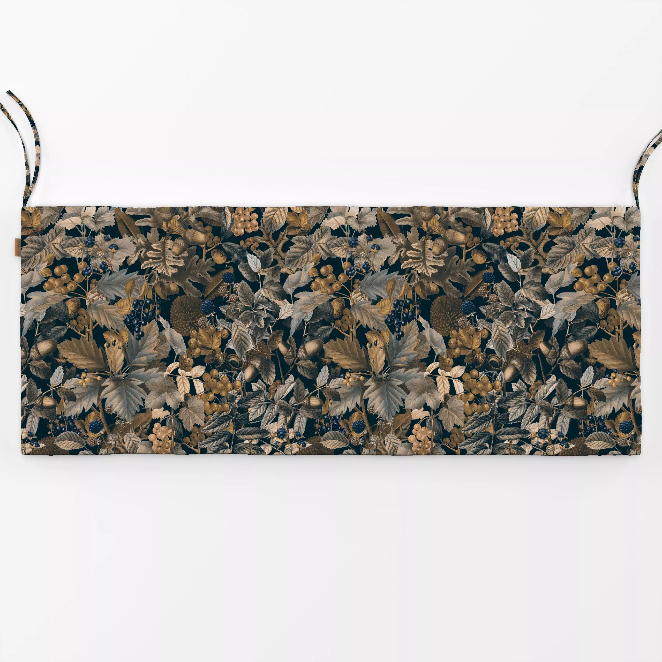 Bankauflage Autumnal Whispers Brown - Herbst, Pflanzen & Botanik - von „Andrea Haase"; Natur, Beeren, Laub, Wald, botanik, E...