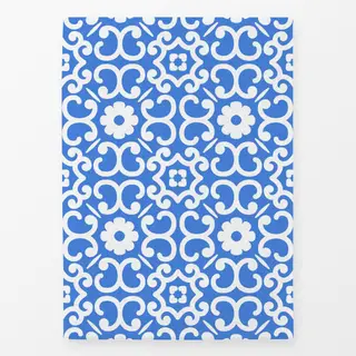 Geschirrtücher Azujelo Muster 6 blau