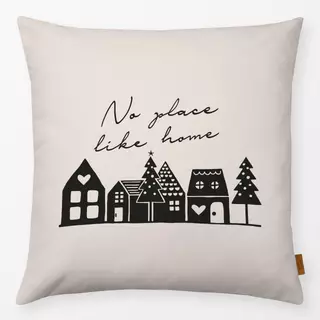 Kissen Home Häuser beige