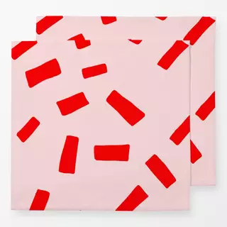 Servietten Rosa Rot Fly