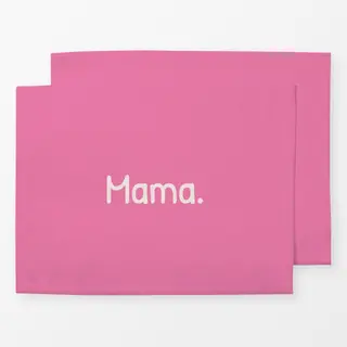 Tischset Mama pink