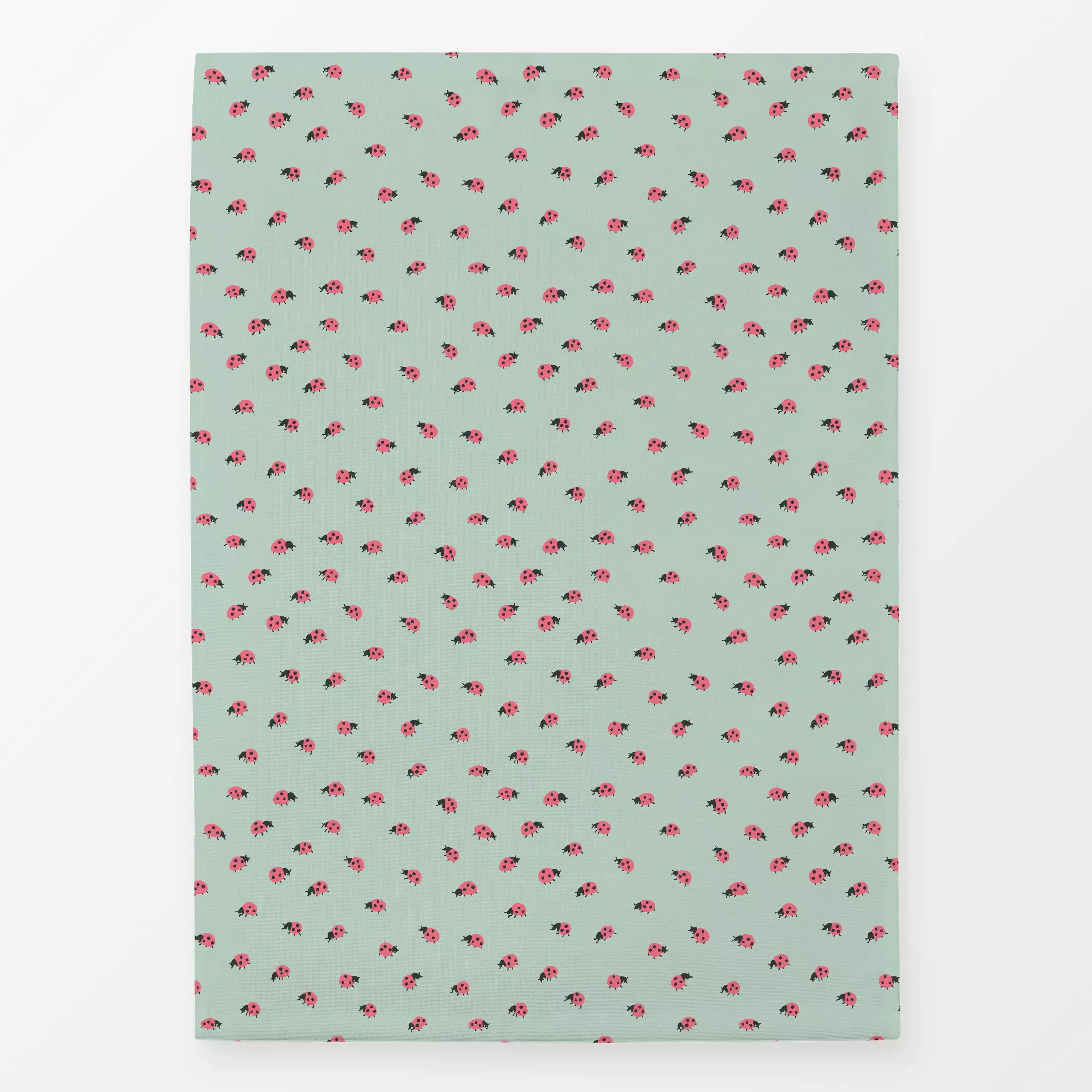 Geschirrtücher Marienkäfer - Frühling, Tiere, Ostern - von „Julia Schumacher"; anthrazit, Kaefer, pink, Salbei, romantisch, ...