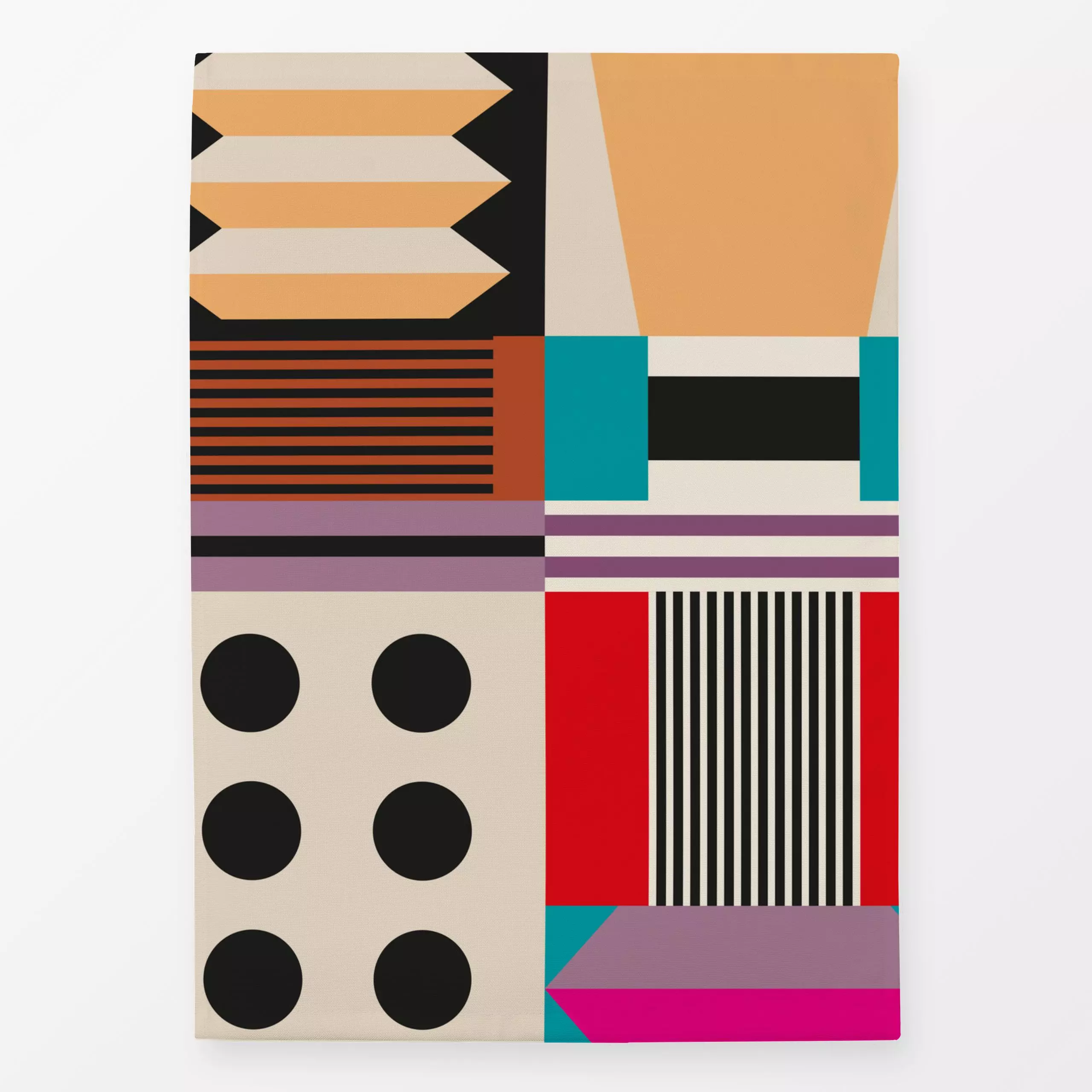 Geschirrtücher Nathalie Pop - Symbole & Muster - von „BOUDOIR BOBO"; Geometrisch, formen, Grafik, Color, colorful, geometric...