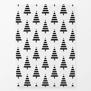 Geschirrtücher Nordic Noel Schwarz Weiß