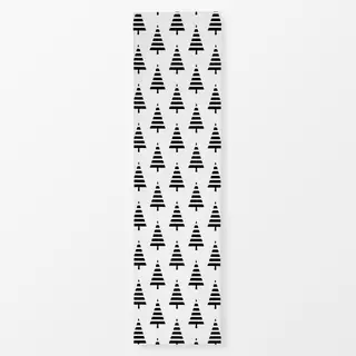 Tischläufer Nordic Noel Schwarz Weiß