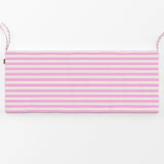 Bankauflage Streifen rosa