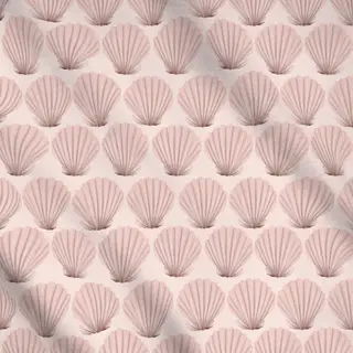 Meterware Muschel Pattern Sand