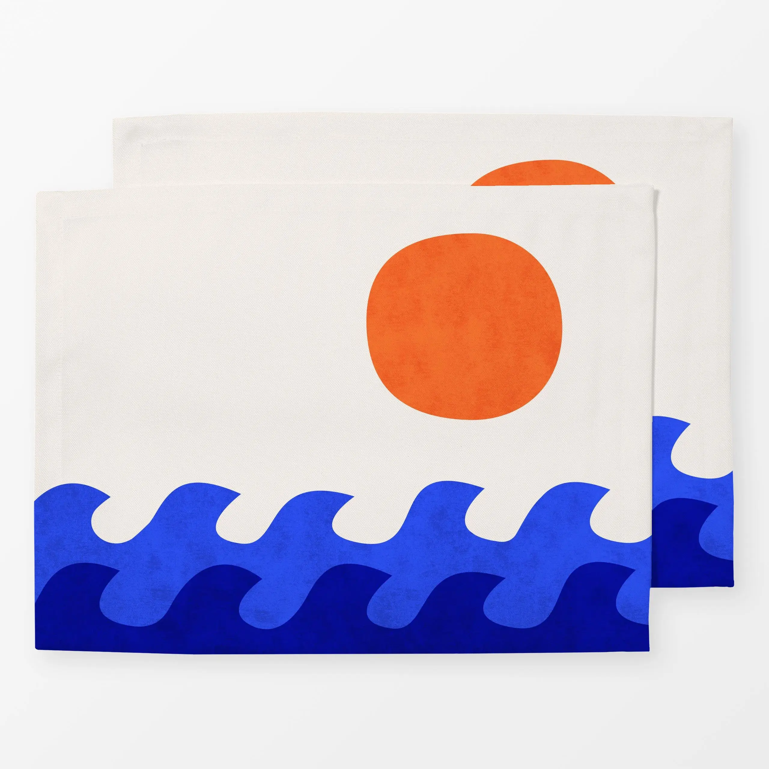 Tischset Sun and Sea, Sommer, von Karen Menzenbach
