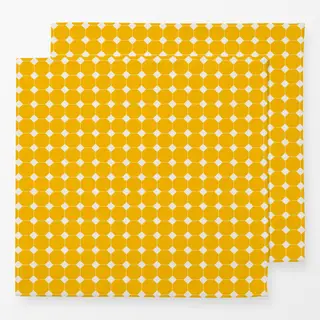 Servietten Muster Fliesen gelb