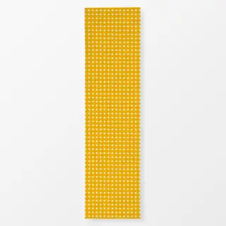 Tischläufer Muster Fliesen gelb