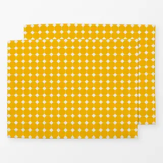 Tischset Muster Fliesen gelb