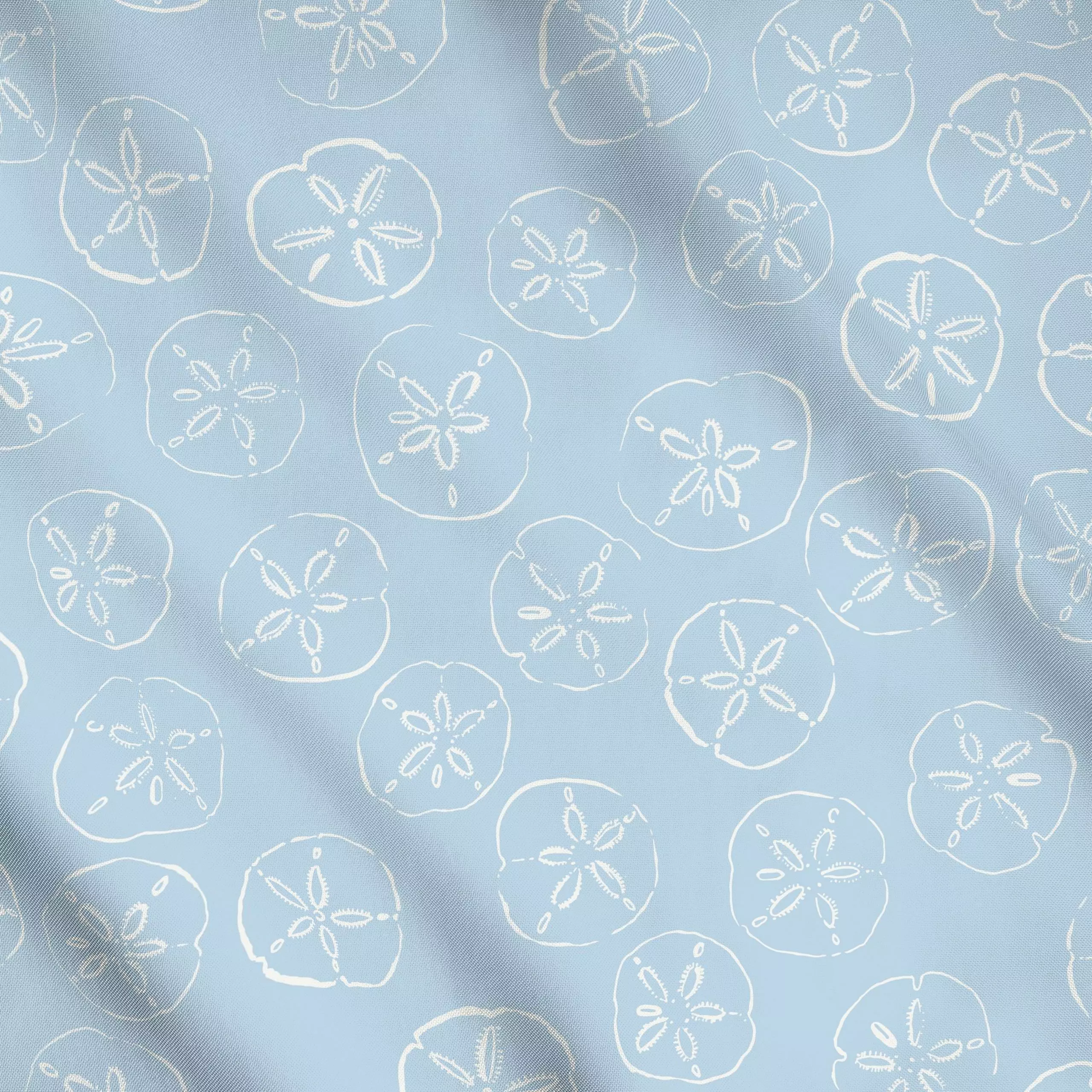 Meterware Sanddollar aqua - Natur & Landschaft, Sommer - von „Katrin Graff"; Wasserfarben, Wasser, Strand, Sterne, maritim, ...