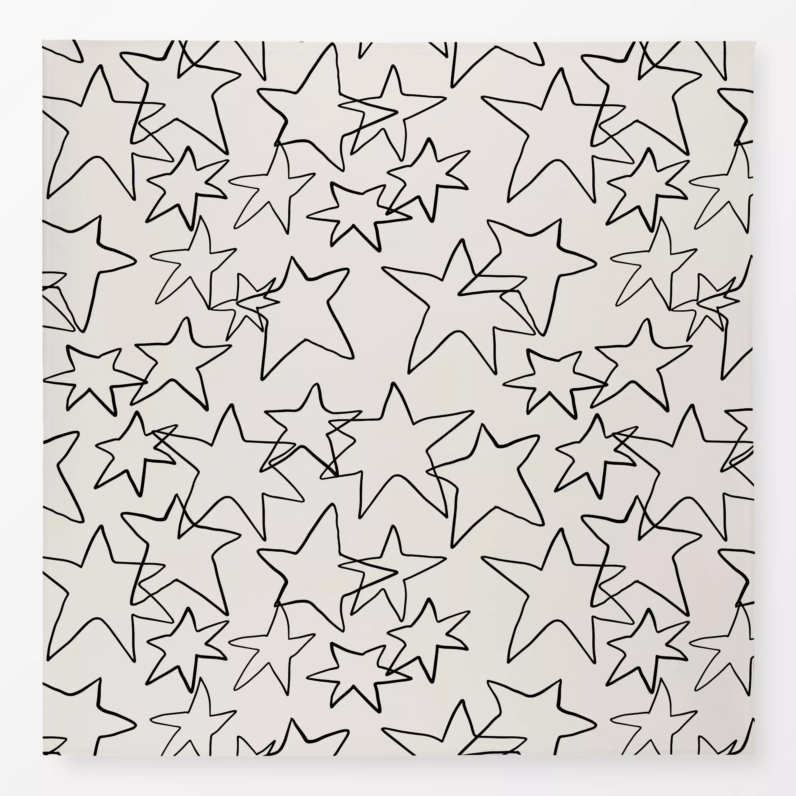 Tischdecke Stars Allover Minimal - Weihnachten, Winter - von „Kruth Design"; skandinavisch, Hygge, Sterne, Weihnachten, Ster...
