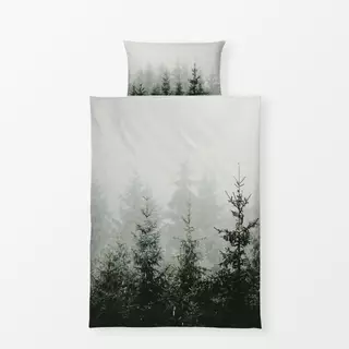 Bettwäsche Bergwald am Morgen