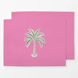 Tischset tropical palm