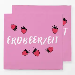 Servietten Erdbeerzeit