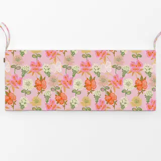 Bankauflage Frühlingsblüten rosa