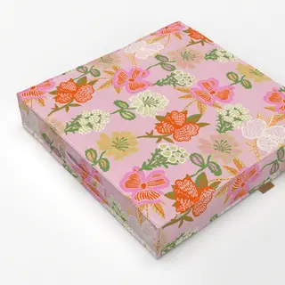 Bodenkissen Frühlingsblüten rosa