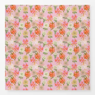 Tischdecke Frühlingsblüten rosa