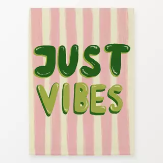 Geschirrtücher Just Vibes gestreift