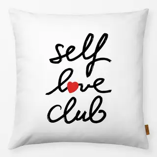 Kissen Self Love Club Spruch Liebe