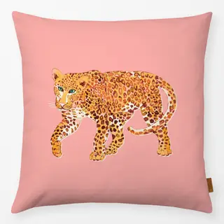 Kissen Jungle Leopard pink