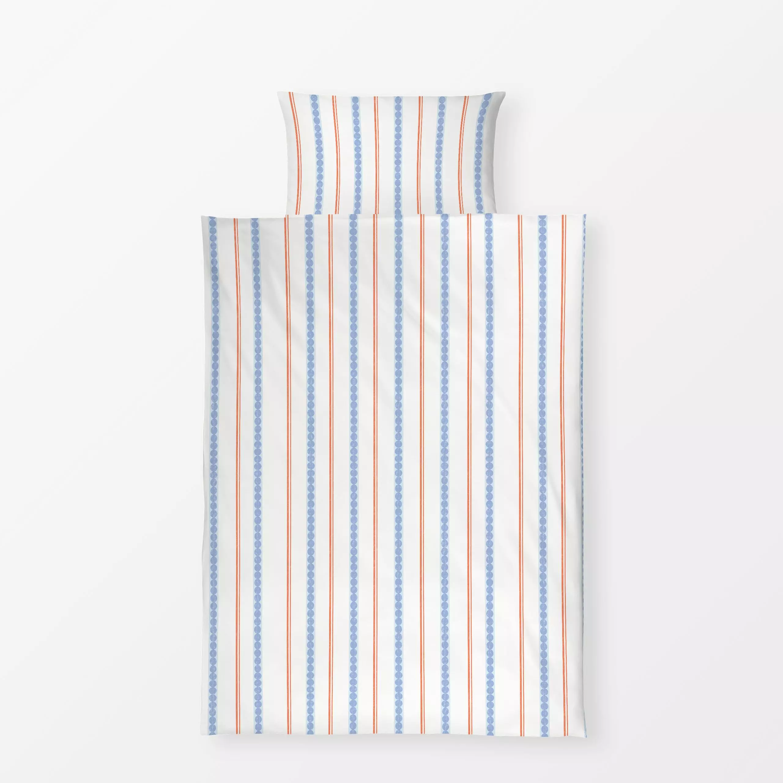 Bettwäsche Coastal Preppy Stripes I - Sommer, Symbole & Muster, Retro & Vintage - von „Bloomery Decor“; Streifen, Meer, mode...