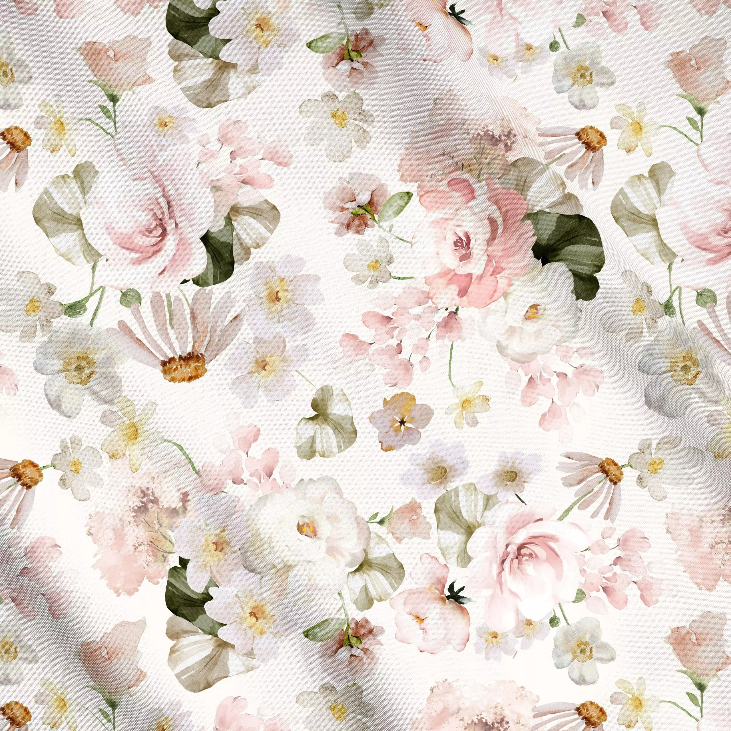 Meterware Frühlings Träumerei Muster 1, Blumen, Sommer, von Uta Naumann
