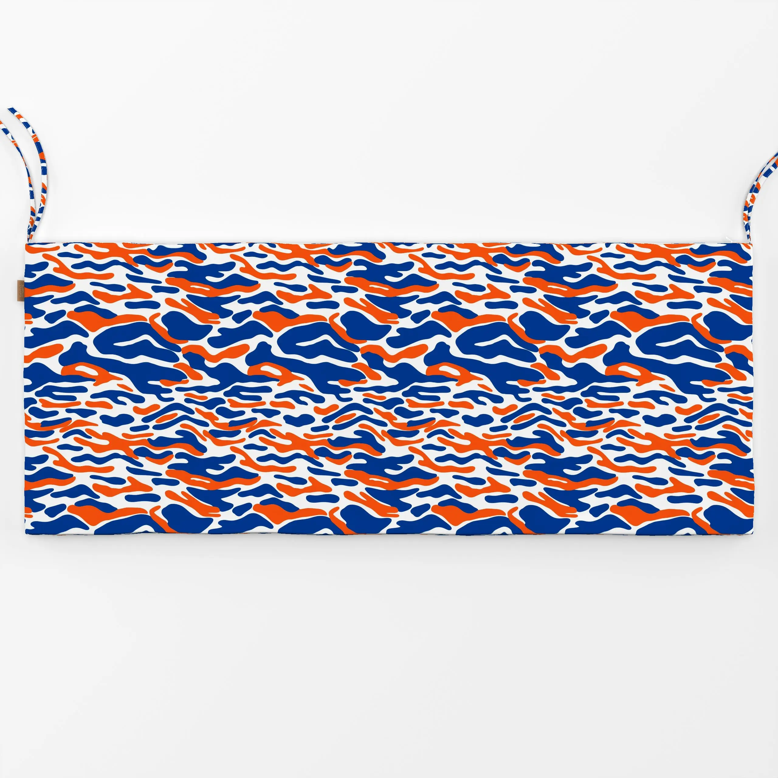 Bankauflage Abstract Wave Pattern - Natur & Landschaft, Sommer, Symbole & Muster - von „By Anna Sienna"; Muster, Abstrakt, M...