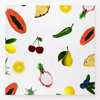 Tischdecke Obstsalat