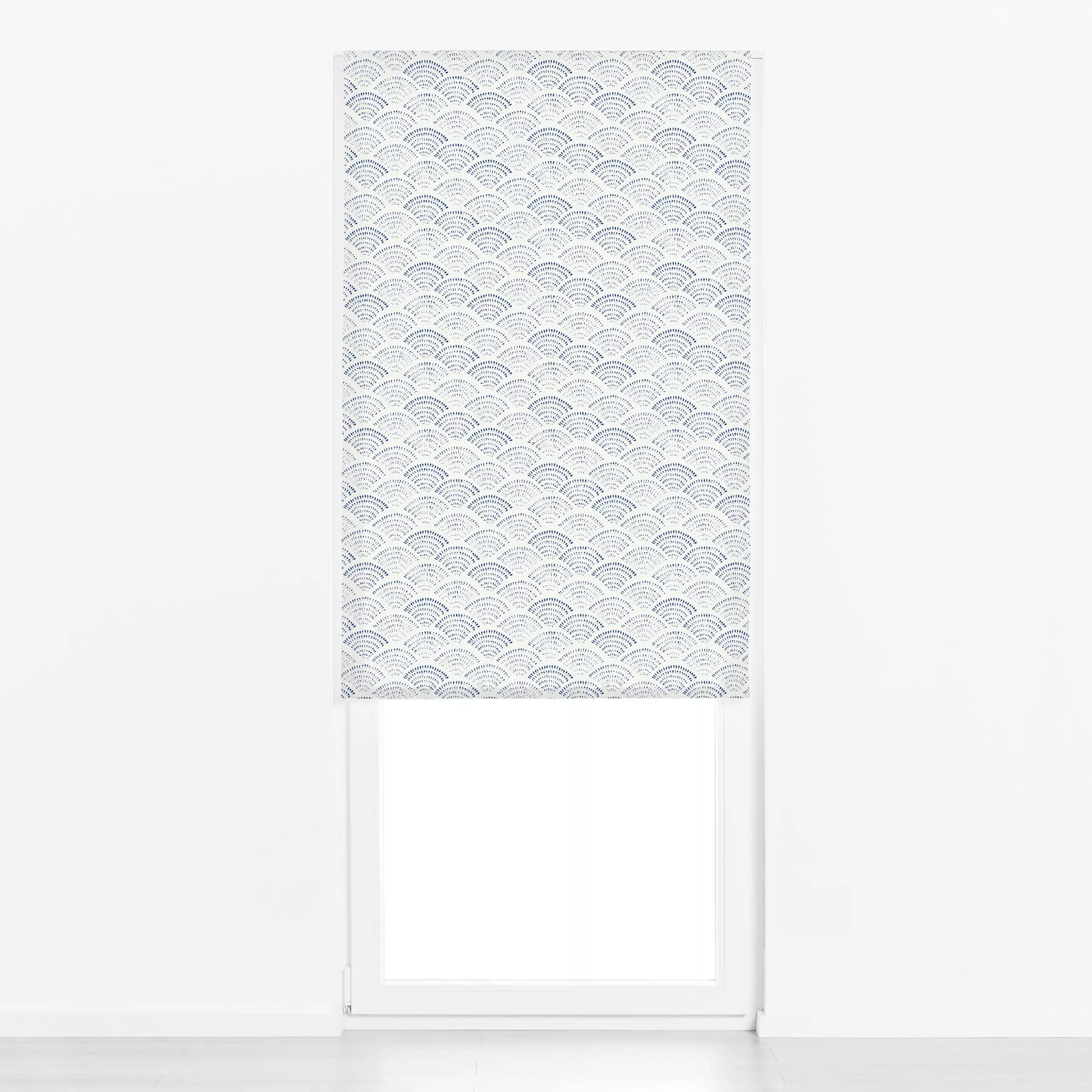 Raffrollo Vieira de Playa - Symbole & Muster - von „Katrin Graff"; Strand, summer, Muscheln, Kollektion, sea, seashell, Summ...