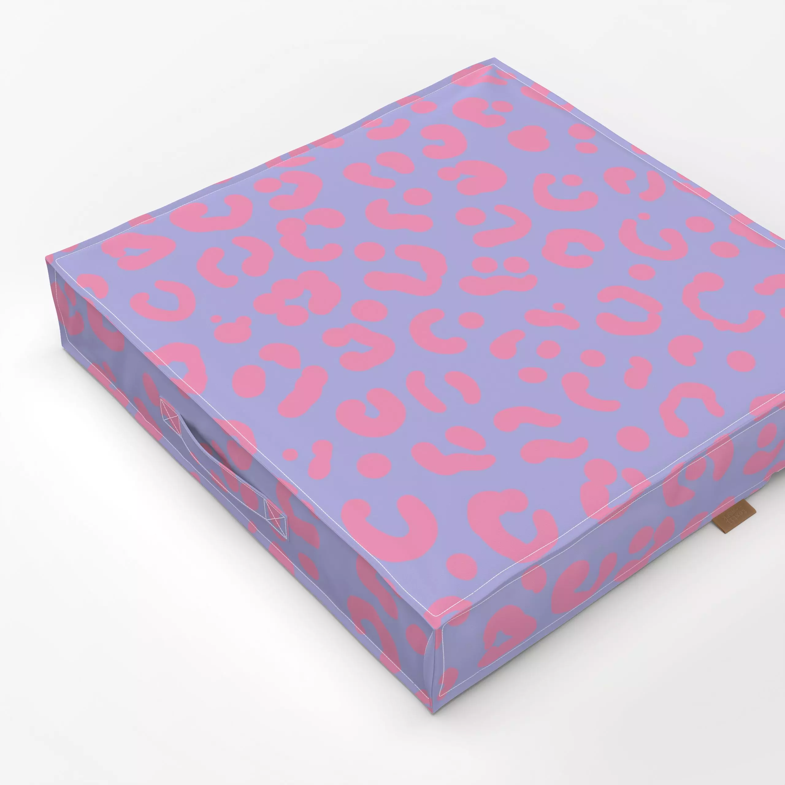 Bodenkissen Leopardenmuster rose - Symbole & Muster - von „Julia Reyelt"; Muster, graphisch, Self Love, Leo, Leopard, Color,...