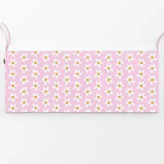 Bankauflage Blumen Muster Daisy Pink