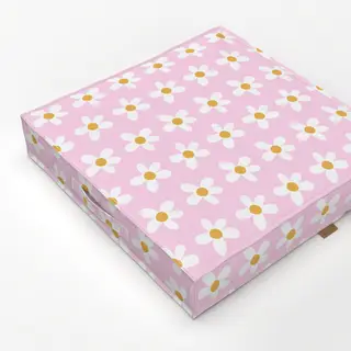 Bodenkissen Blumen Muster Daisy Pink