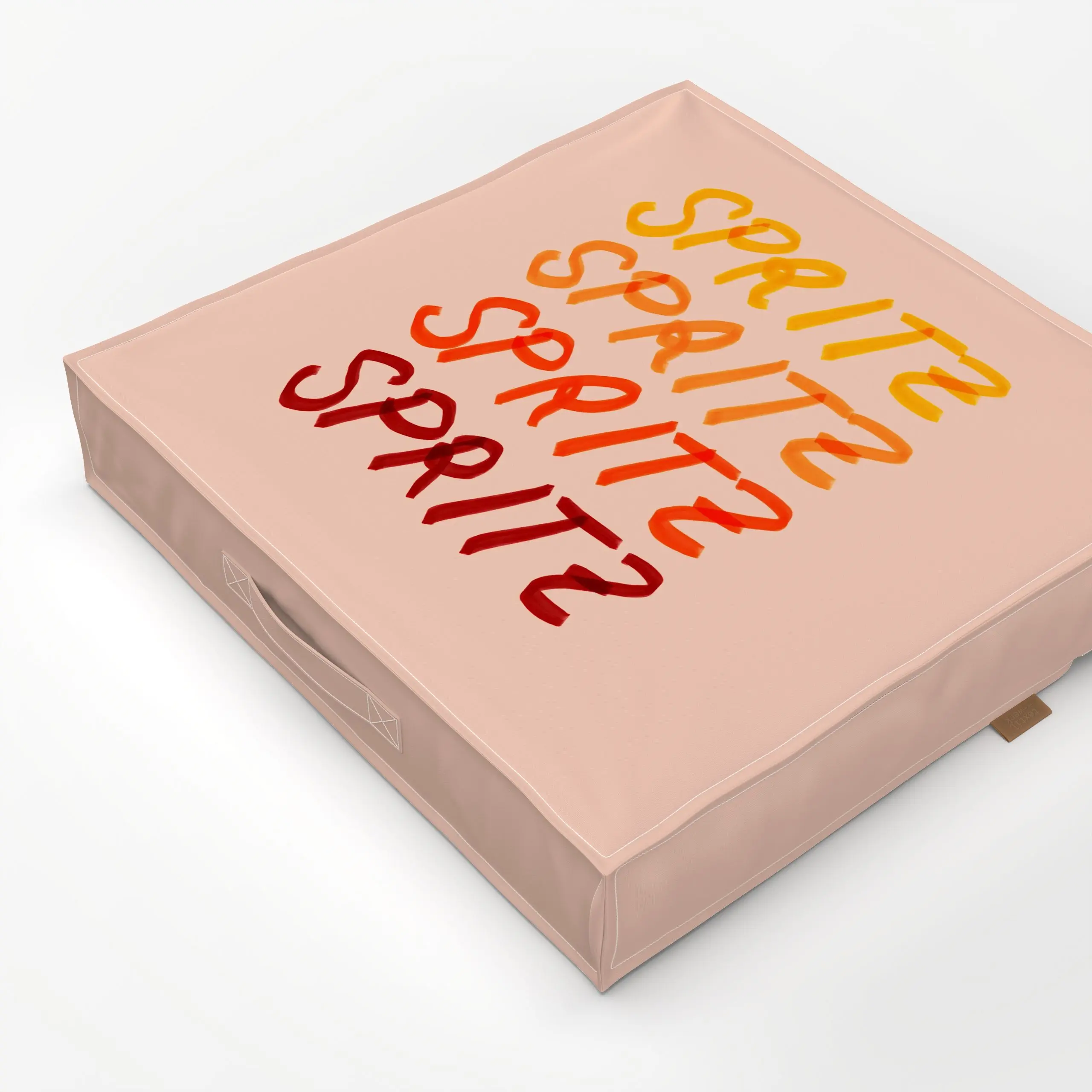 Bodenkissen Spritz Spritz Spritz - Sommer, Sprüche & Schriftzüge, Küche, Essen & Trinken - von „Sophie Augustin Illustration...