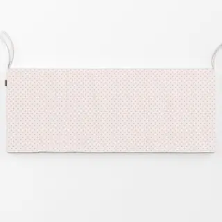 Bankauflage Punkte Polkadot Rosa Beige