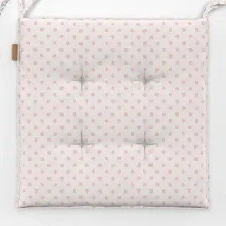 Sitzkissen Punkte Polkadot Rosa Beige