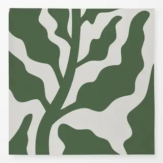 Tischdecke Abstraktes Blatt -  grün