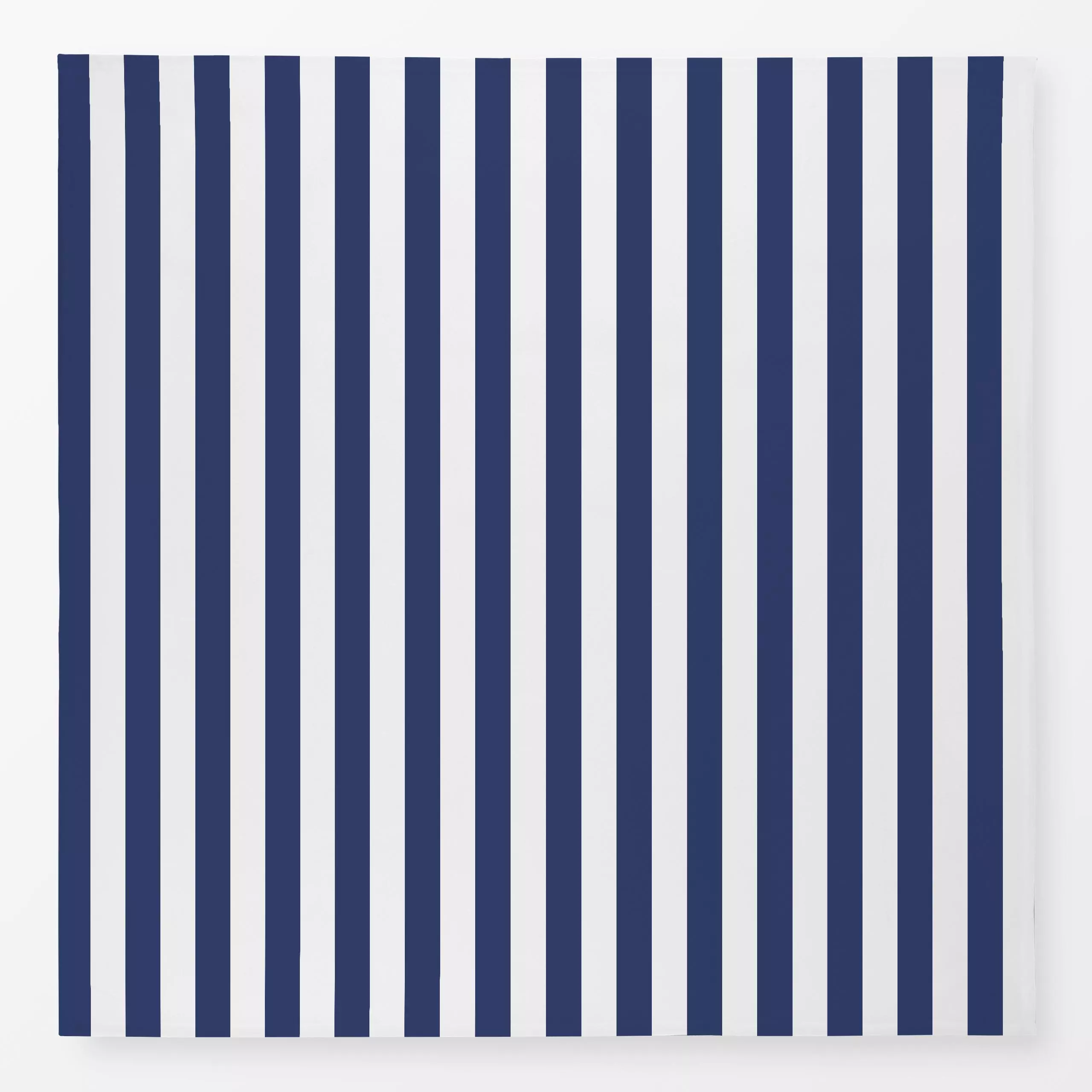 Tischdecke Breite Streifen Marineblau - Sommer, Symbole & Muster - von „Anna Petersen"; Muster, Blaugrau, Streifen, maritim,...